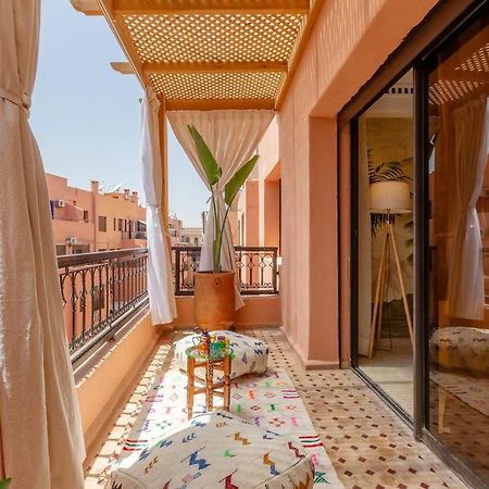 Le Palmier - Appartement Authentique A Gueliz Marrakesh Exterior photo