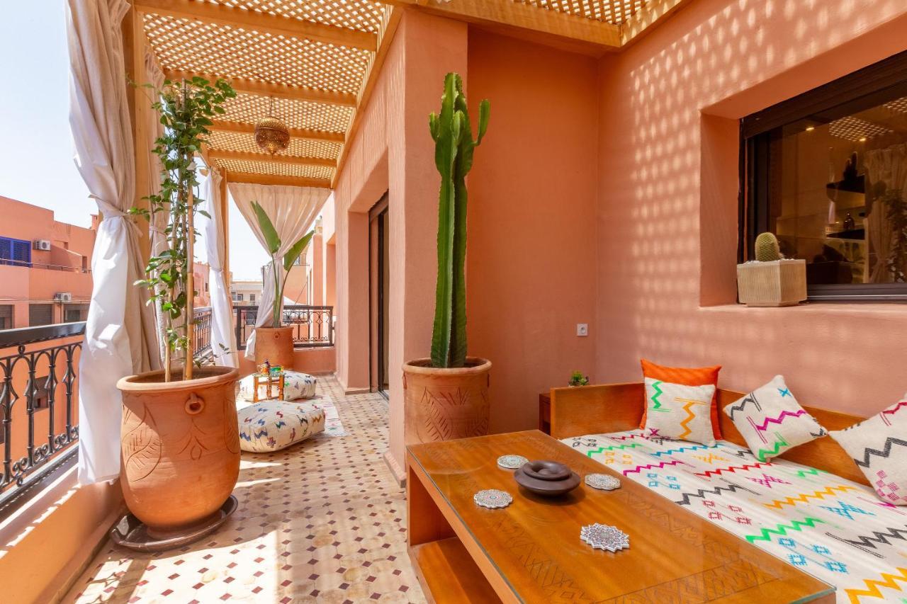 Le Palmier - Appartement Authentique A Gueliz Marrakesh Exterior photo